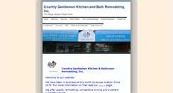 Desktop Screenshot of countrygentlemenkitchenandbathremodeling.com